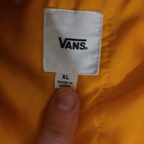 Vans Bomber Jacket For Teens Size XL - Picture 5 of 6